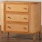 Baxton Studio Radenza 3-Drawer Storage Cabinet in Light Honey, , large