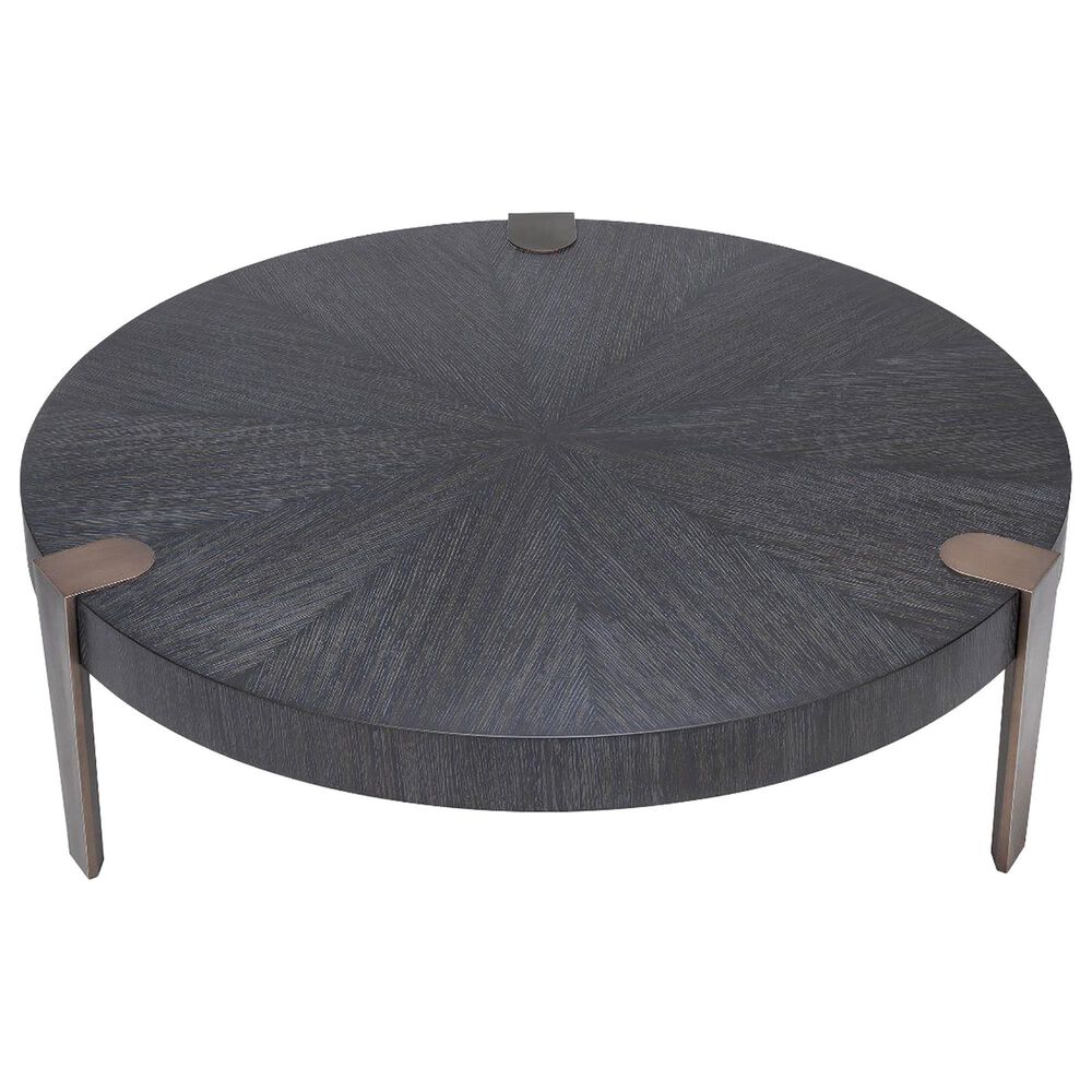 Eichholtz Oxnard Coffee Table in Medium Bronze and Charcoal Grey, , large