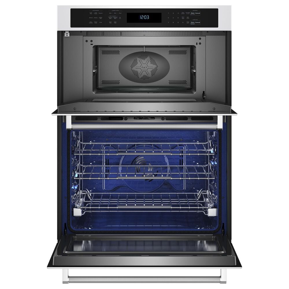 KitchenAid 2-Piece Kitchen Package with 30&quot; Built-In Combination Microwave Wall Oven and Gas Cooktop in Stainless Steel, , large