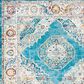 Safavieh Aria ARA116M 2" x 8" Blue and Ivory Runner, , large
