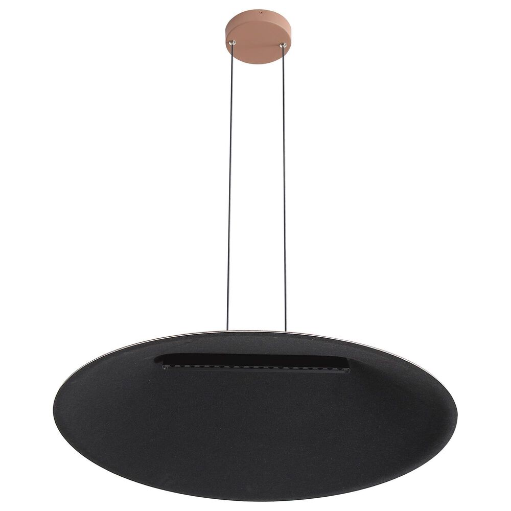 Golden Lighting Faroe 30" 1-Light LED Pendant in Coffee and Black, , large