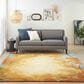 Nourison Prismatic 5"6" x 7"5" Gold and Multicolor Area Rug, , large