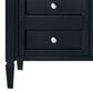 James Martin Vanities Brittany 36" Single Bathroom Vanity in Black Onyx with 3 cm Carrara White Marble Top and Rectangle Sink, , large