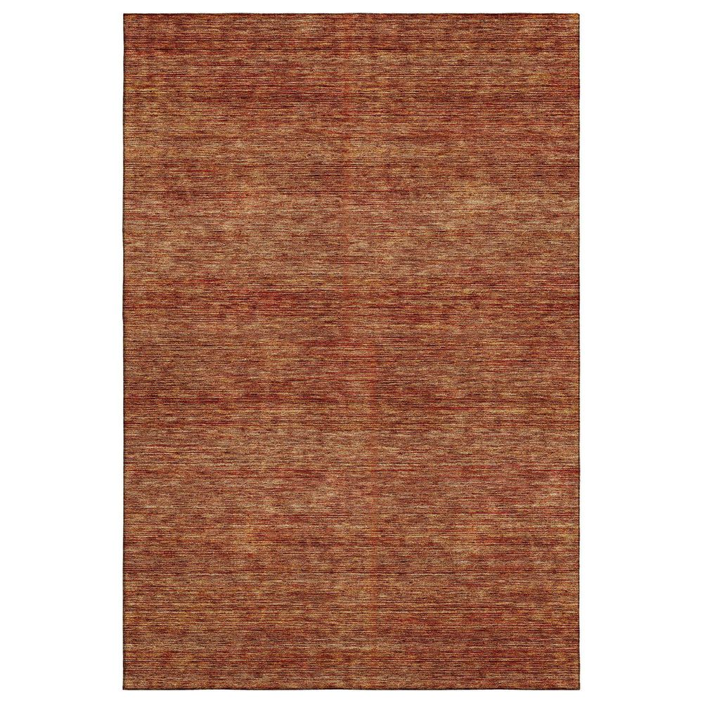 Dalyn Rug Company Soft Essentials Solid Paprika 8" x 10" Indoor/Outdoor Area Rug, , large