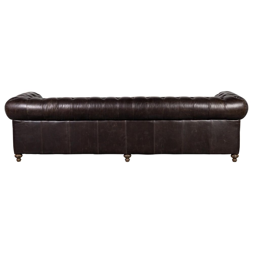 Vintage Furnishings Finn 118&quot; Sofa in Valencia Dark Brown, , large