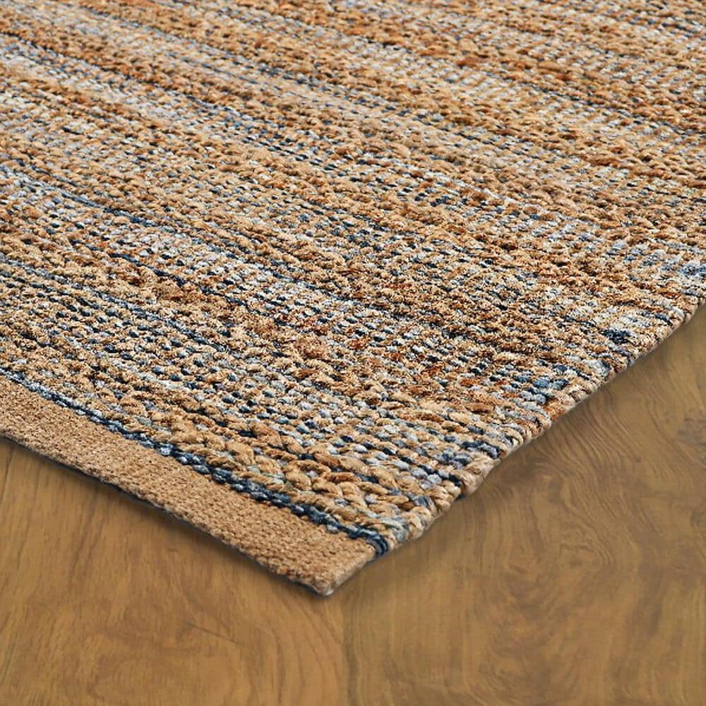 L&amp;R Resources Natural Fiber 9&#39; x 12&#39; Navy Area Rug, , large