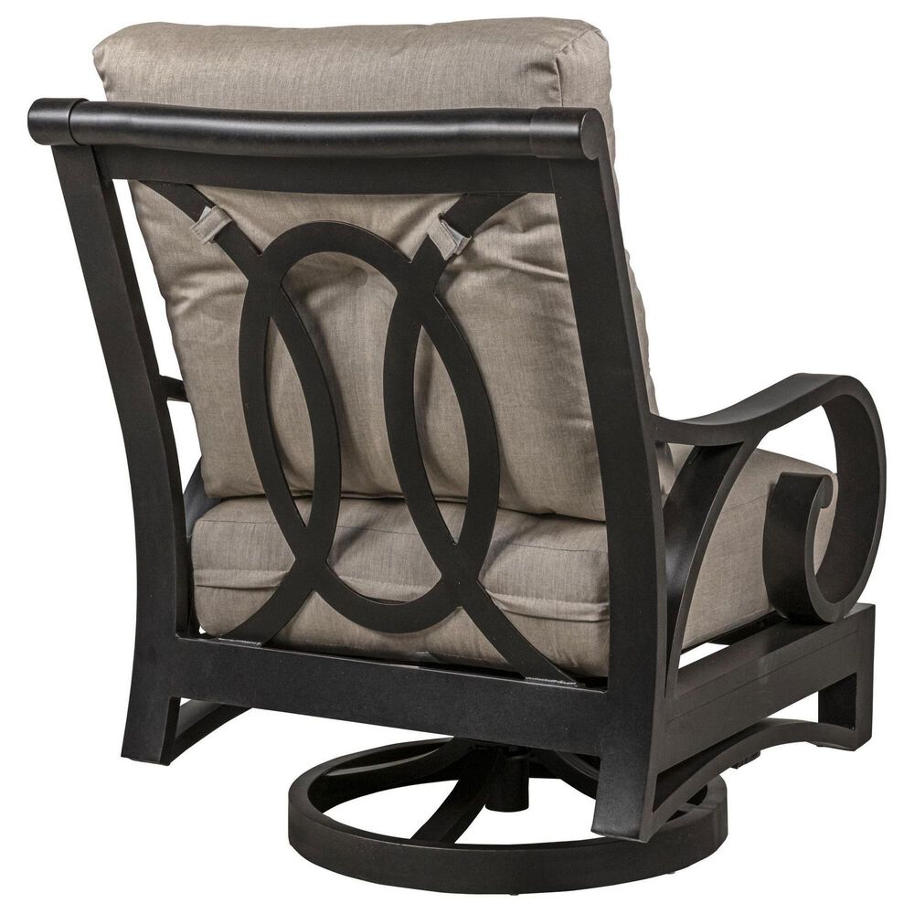 Aurelia Home Emerald 5-Piece Patio Conversation Set in Cast Ash, , large