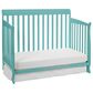 Hearth and Haven Riley 4-In-1 Convertible Crib in Turquoise, , large