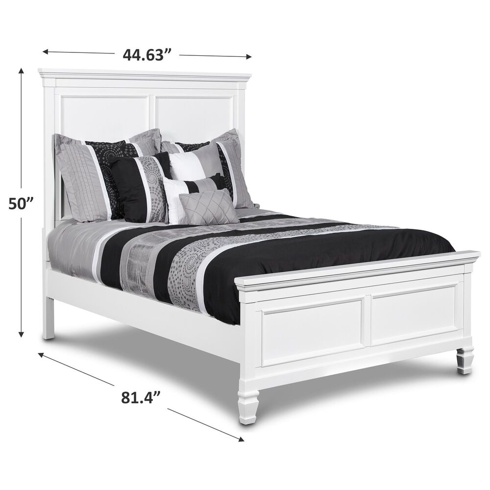 New Heritage Tamarack Twin Panel Bed in White, , large