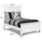 New Heritage Tamarack Twin Panel Bed in White, , large