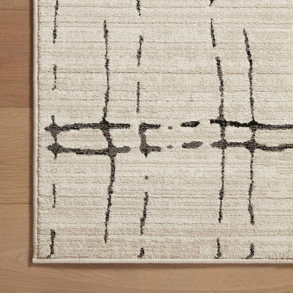 Loloi II Darby 7&#39;10&quot; x 10&#39; Sand and Dark Grey Area Rug, , large