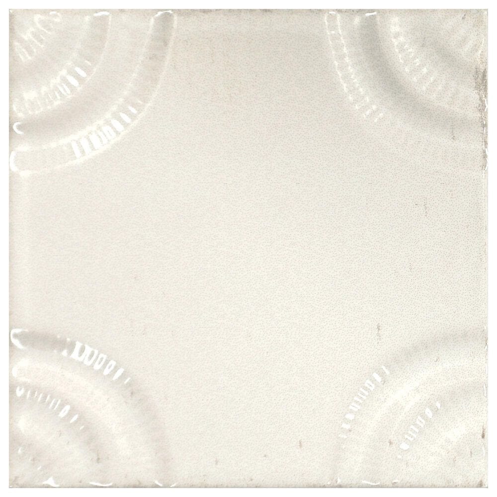 Dal-Tile Relicca Deckle 4" x 4" Square Circle Ceramic Tile, , large
