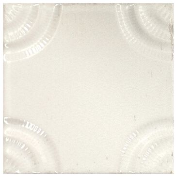 Dal-Tile Relicca Deckle 4" x 4" Square Circle Ceramic Tile, , large