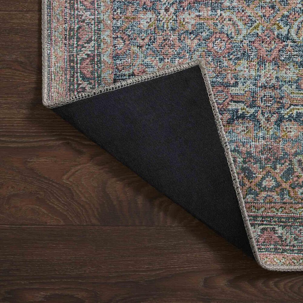 Loloi Adrian 2&#39; x 5&#39; Denim and Multicolor Area Rug, , large