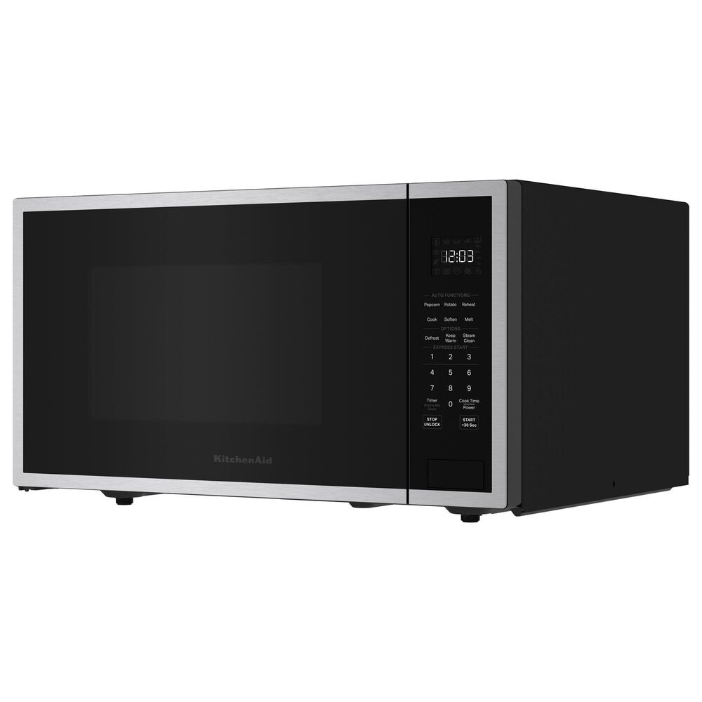 KitchenAid 1.6 Cu. Ft. Countertop Microwave in PrintShield Stainless Steel, , large
