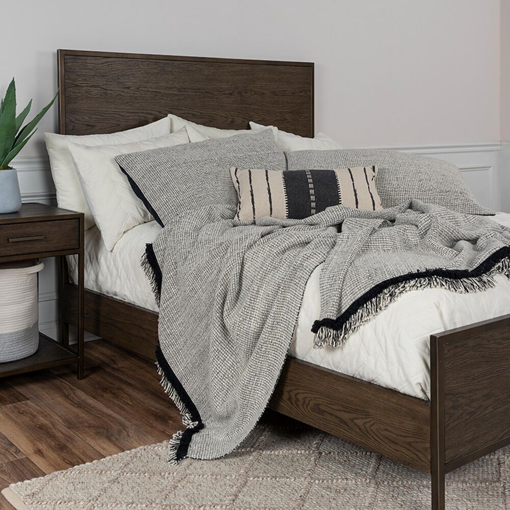 Rizzy Home Donny Osmond 3-Piece Twin Wedding Blanket in Black, , large
