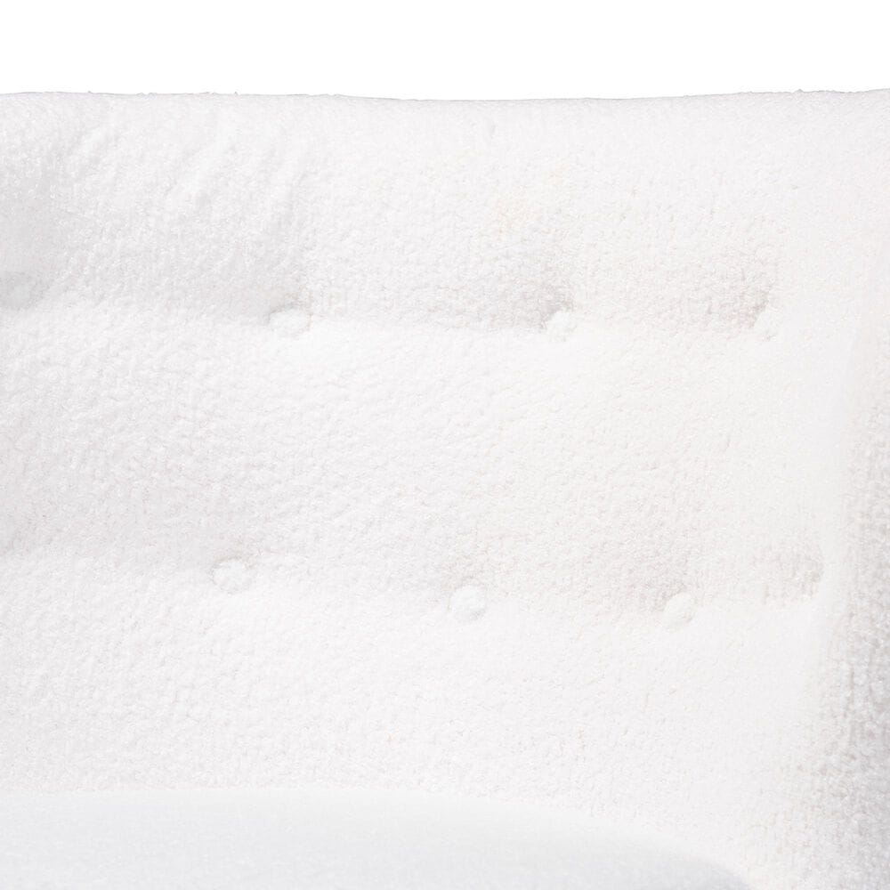 Baxton Studio Cabrera Accent Chair in White, , large