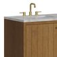 James Martin Hudson 60" Double Bathroom Vanity in Honey Oak with 3 cm Victorian Silver Silestone Top and Rectangular Sinks, , large
