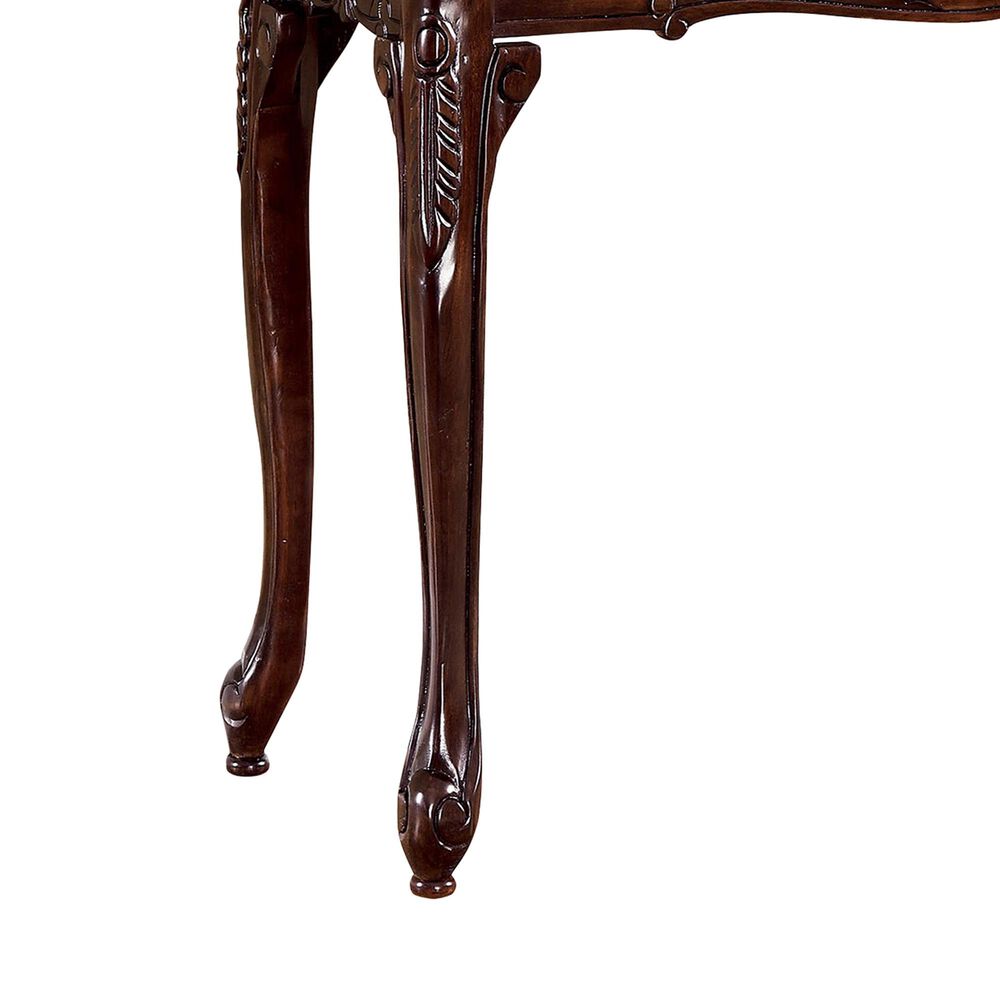 Furniture of America Mobley Console Table in Dark Cherry, , large