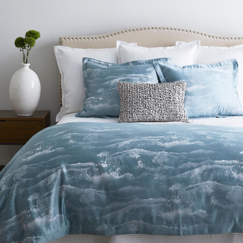 Ann Gish Tempest 3-Piece King Duvet Set in Blue and White, , large