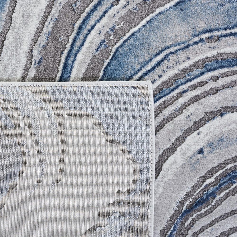 Safavieh Craft CFT845M 6&#39;7&quot; Square Blue and Grey Area Rug, , large