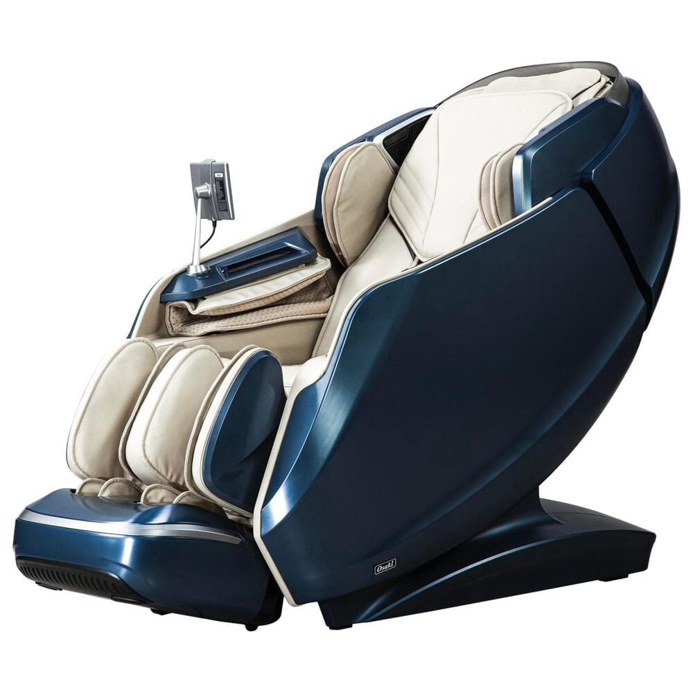 Osaki Platinum Avalon 4D Luxury Massage Chair in Navy, , large