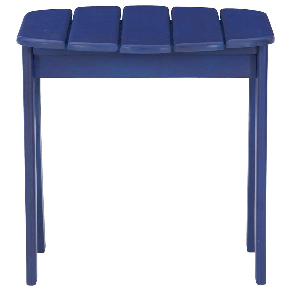 Linon Home Decor Adirondack End Table in Blue, , large
