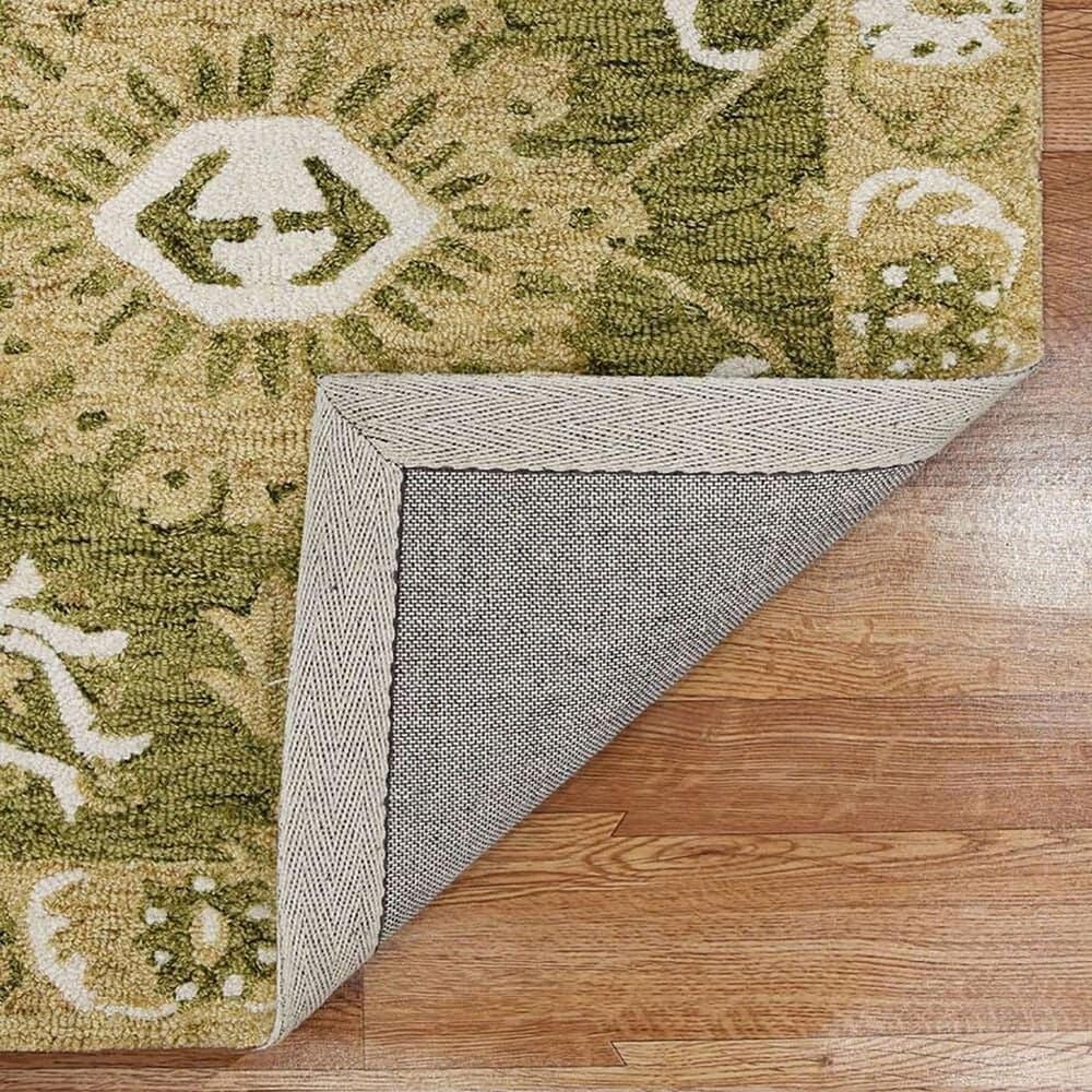 Amerr Romania 8&#39; x 10&#39; Olive Green Area Rug, , large