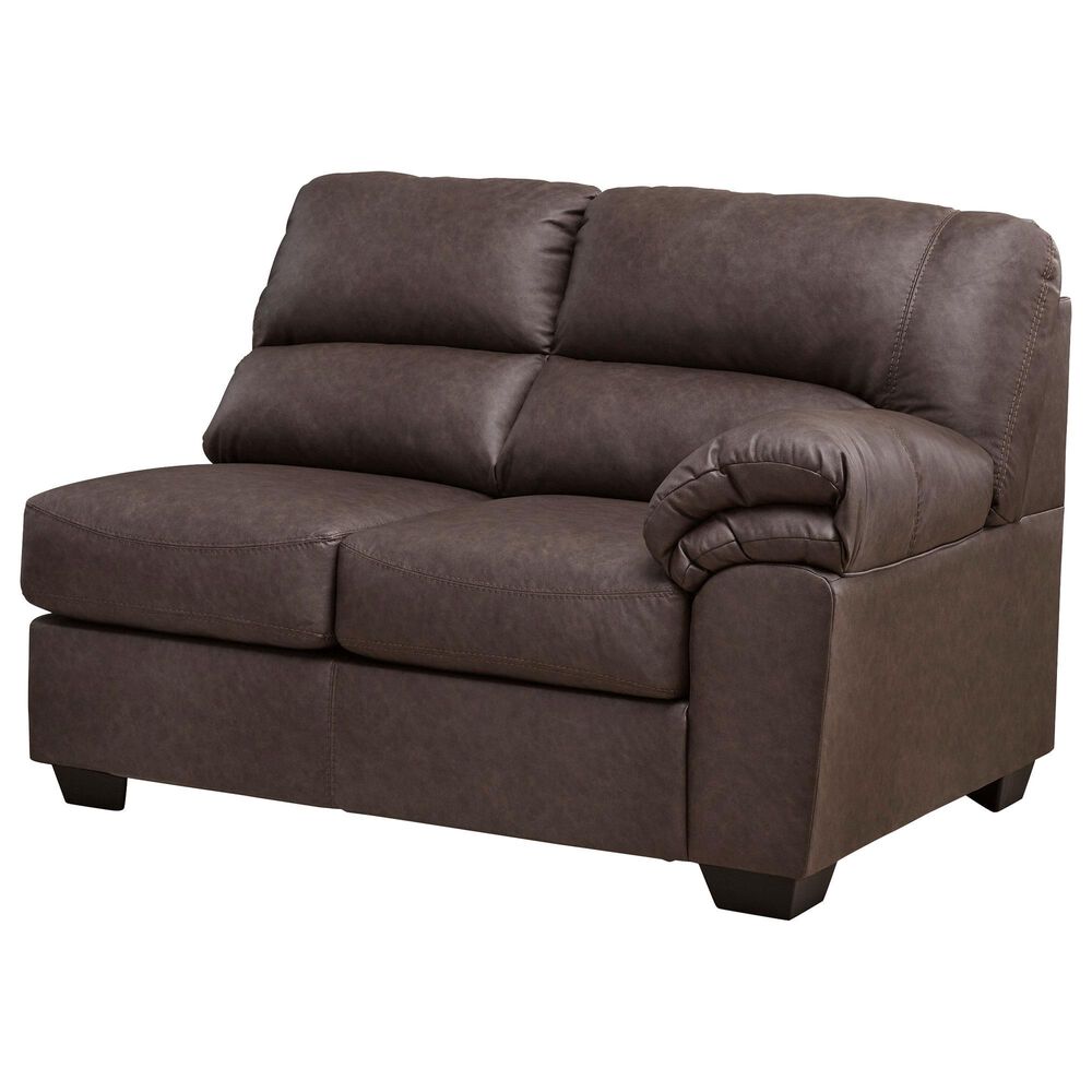 Ashley WillowBend 2-Piece Symmetrical Sectional with LAF Sofa in Umber, , large