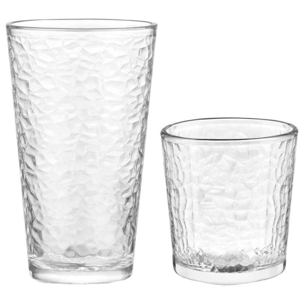 Libbey Glass Frost 16-Piece Drinkware Set in Clear, , large