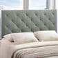 Modway Theodore Upholstered Fabric Queen Headboard in Gray, , large