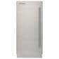Sub-Zero 15.25" Left Hinge Door Panel with Tubular Handle in Stainless Steel, , large