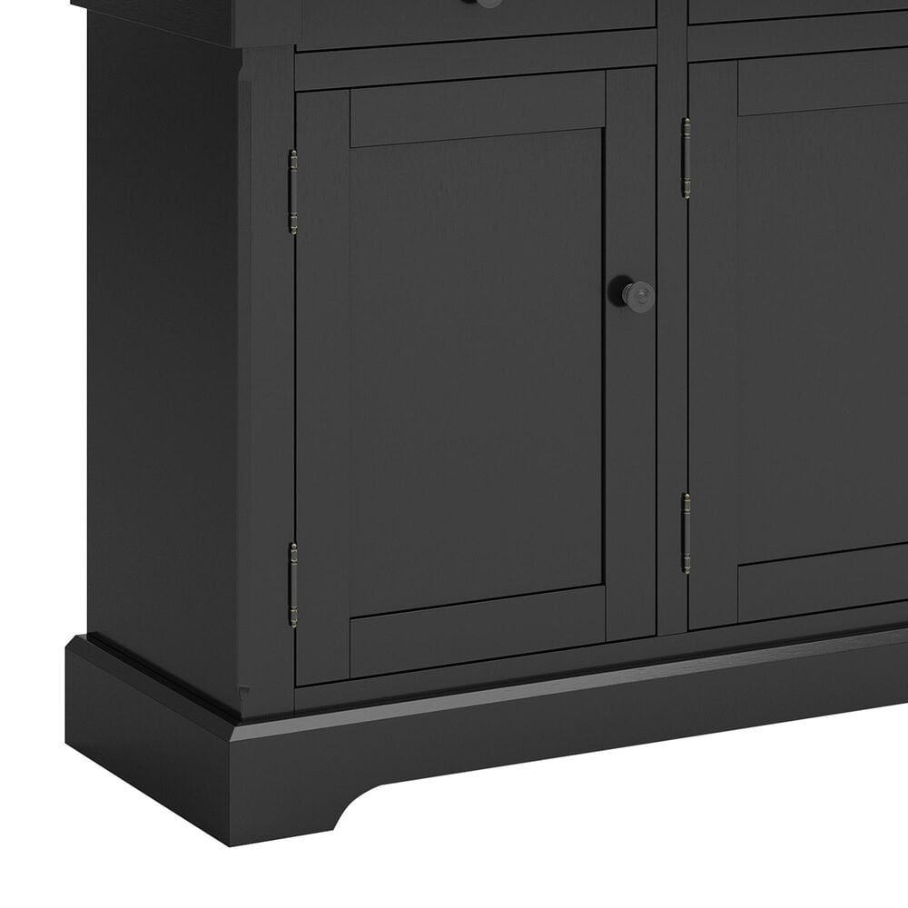 Ashley Wildenauer Dining Room Buffet in Warm Satin Black and Brown, , large