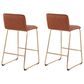 Lumisource Casper Counter Stool in Camel/Gold (Set of 2), , large