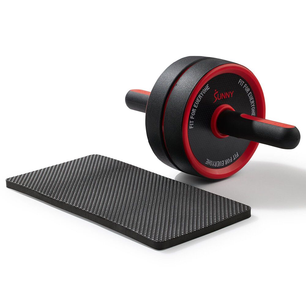 Sunny Health & Fitness Ab Roller Wheel in Black and Red, , large