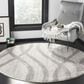 Safavieh Adirondack ADR125C 8" Round Cream and Gray Area Rug, , large