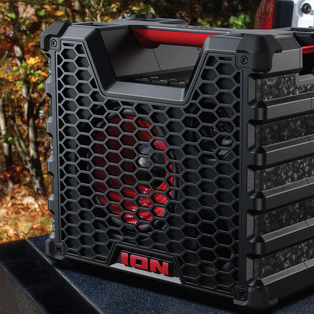 Ion Tailgater Tough Rugged Portable All-Weather Wireless Speaker in Black, , large