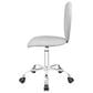 Impressions Vanity Heart Boucle Swivel Vanity Chair with White Cushion in Matte Silver, , large