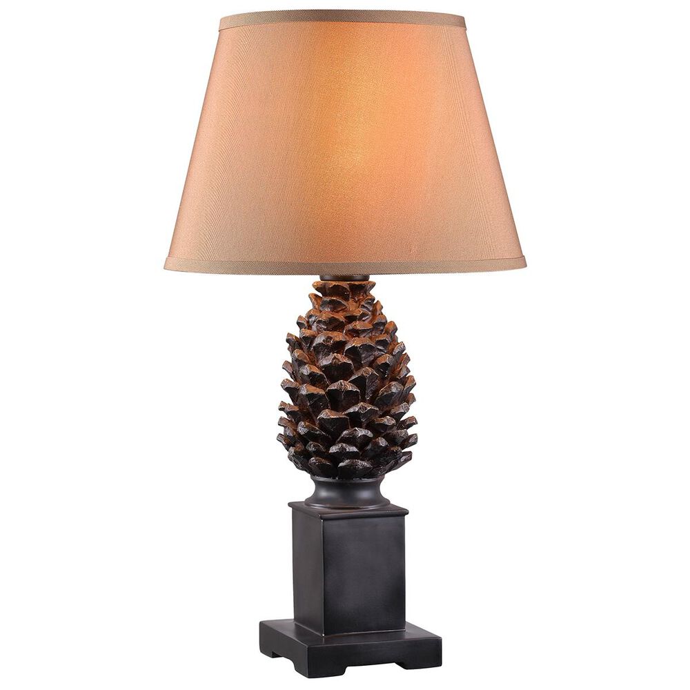 Kenroy Spruce Outdoor Table Lamp in Aged Bronze, , large