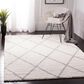 Safavieh Parma Shag PMA515A 4" x 6" Cream and Grey Area Rug, , large