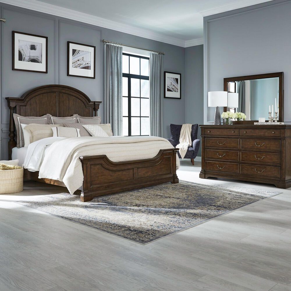 Liberty Furniture Arden Road 3-Piece Queen Bedroom Set in Satin Cherry, , large