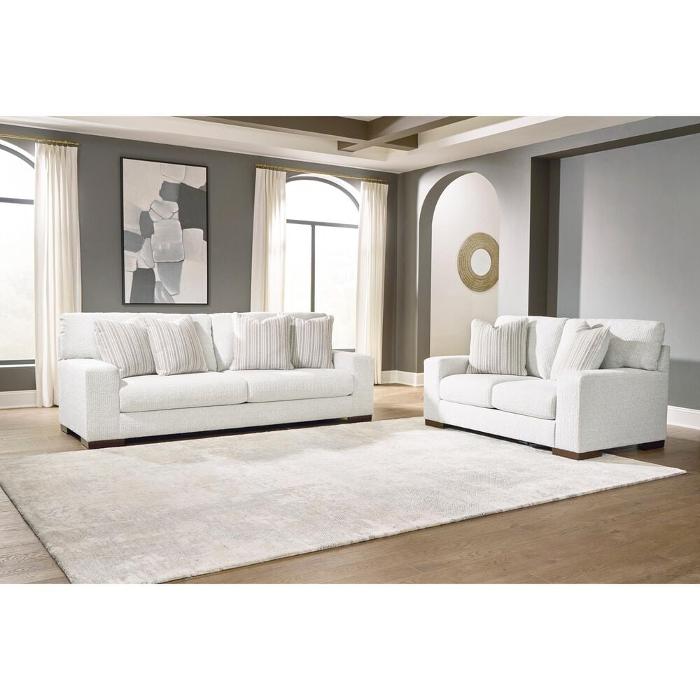 Ashley Hartside Stationary Sofa in Frosted with Next-Gen Nuvella Performance Fabric, , large