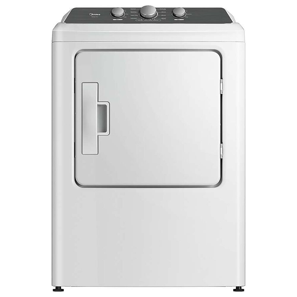 Midea 7.0 Cu. Ft. Smart Tumble Gas Dryer with Custom Cycles in White, , large