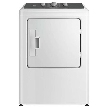 Midea 7.0 Cu. Ft. Smart Tumble Gas Dryer with Custom Cycles in White, , large