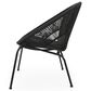 Hearth and Haven Condessa Outdoor Loveseat in Black, , large
