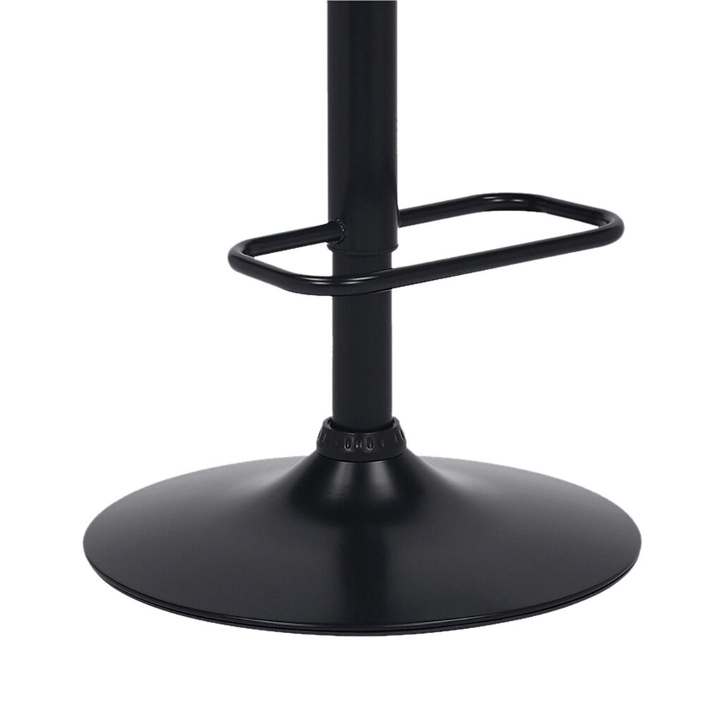 Blue River Brooklyn Adjustable Swivel Bar Stool in Black, , large