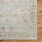 Surya Once Upon a Time Light Gray, Pale Blue, Gray, Tan, Light Olive and Dusty Coral 1"11" x 2"11" Area Rug, , large
