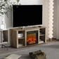 Noviland 47" Fireplace TV Stand in Flagstaff Oak, , large