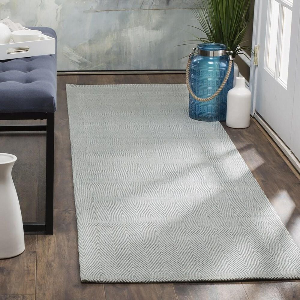 Safavieh Marbella 2&#39;3&quot; x 8&#39; Light Blue Runner, , large