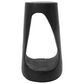 Hearth and Haven Outdoor End Table with Hollow Design in Black, , large